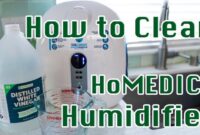 How to Clean Homedics Humidifier